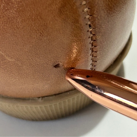 Cobbie Cuddlers Brown Woven Leather Moccasins with Slip-On Design - Picture 5 of 10